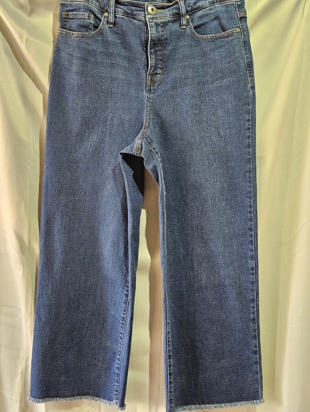 Style & Co. Wide-Leg Jeans in Medium Blue Wash